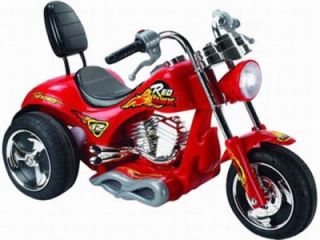 New Childrens Battery Electric Powered Red Motorcycle Kids Ride on 