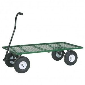 Steel Mesh Deck Wagon for The Garden or The Childrens