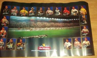 New 1992 Charlotte Motor Speedway NASCAR Winston Cup Poster Varies 