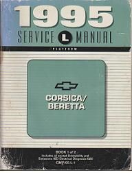 1995 chevy corsica beretta repair manual by general motors oem service 