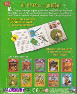 Conte Le Livre de La Jungle DVD Livre Coloriage