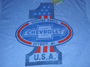Chevrolet   Genuine Parts T Shirt Medium Chevelle, Monte Carlo, Nova 