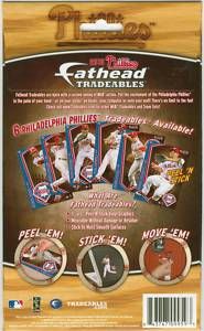 Phillies 2010 Fathead Mini Team Set 6 Chase Utley