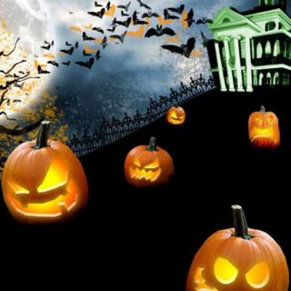 10× Pumpkin Lamp Festival Lanterns Chinese Paper Sky Candle Flying 