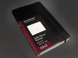 Moleskine 2012 Daily Soft Large Planner Diary Notebook