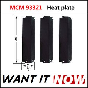 Charbroil Gas Grill Heat Plate Porcelain Steel Heat Shield MCM 93321 3 
