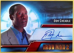   Marvel Iron Man 2 Movie Autograph Auto Signed Card Don Cheadle
