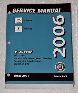 2006 Chevrolet Equinox & Pontiac Torrent  Factory Service Manuals