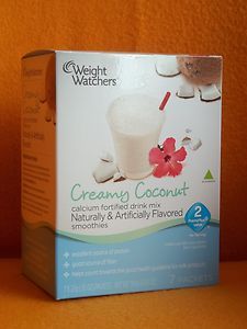 NEW WEIGHT WATCHERS SMOOTHIE Drink Mix CREAMY COCONUT new in box