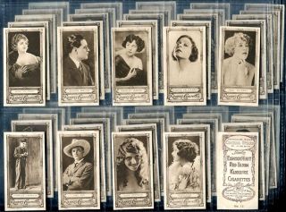 Tobacco Card Set Edward Ringer Bigg Cinema Stars Actor Actress 1923 