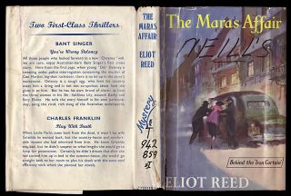   MARAS AFFAIR 1st Ed. ERIC AMBLER & CHARLES RODDA writing as ELIOT REED