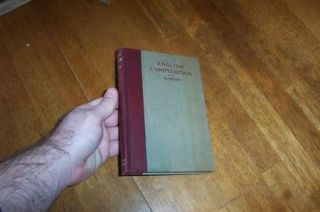 1908 English Composition by Charles Lane Hanson Hardcover
