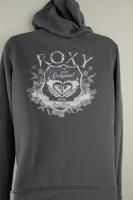 Womens Roxy Low V Pullover Gray Sweatshirt Hoodie Surfer Skater Size 
