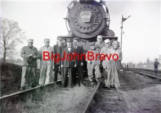 Original Vintage Negative C 1947 Pennsylvania Railroad Engine No 6538 