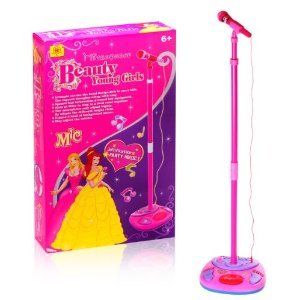 Kids Authority Kids Electronic Stage Microphone With Stand & Musics 