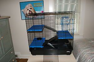 Large 4 Level Rat Hamster Ferret or Chinchilla Cage