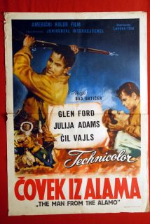   Ford Western 1952 Julia Adams Chill Wills EXYU Movie Poster