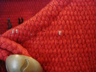 Vntg 60s CHIMAYO RED Woven Wool Southwestern Western JACKET Coat