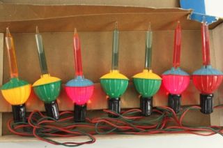 Vintage Electric Christmas Tree Lights Paramount Bubble Lights 