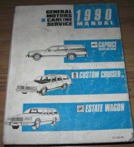 1990 Chevrolet Caprice Wagon Olds Buick Service Manual
