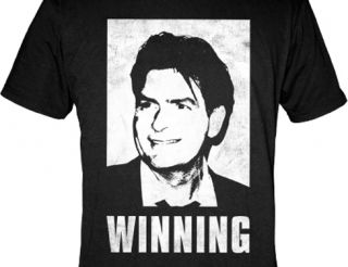 Charlie Sheen Winning T Shirt Officially Licensed S