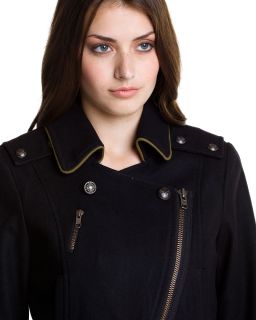 charlotte ronson black cropped military jacket $ 425 00 $
