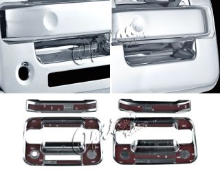 04 11 Ford F150 Door Handles All Chrome Finish Pair L R