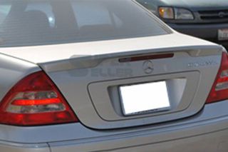 Painted W203 Mercedes Benz L Roof Wing Spoiler Rear Carson Type Trunk 