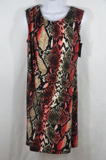 CHAUS   Womens/Ladies Size S Dress, Dusty Coral, Shade of Autumn, New 