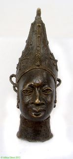 title benin bronze queen mother s head edo nigeria type of object 