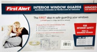 First Alert Child Safety Window Guard Hinged 27HX23 42W
