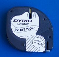 Dymo Letra Tag LetraTag White Paper Lt 100T Plus Labels