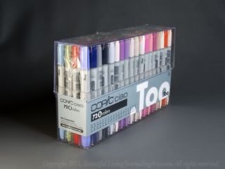 Copic Ciao Marker Set 72 B Brush Chisel Tip Refillable Marker Plus 
