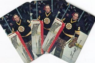   LOT 1977 78 TOPPS / OPC # 2 GERRY CHEEVERS BOSTON BRUINS 