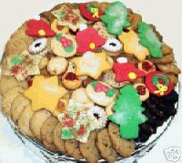 Large Assorted Christmas Cookie Tray Christmas Gift