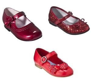 Toddler Girls Shoes Circo Dedra Sparkle Red Cherokee Delexis Genuine 