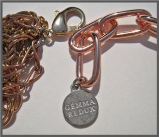Gemma Redux Jamee Necklace 10 Brass Copper Chains Adjustable 17 to 21 