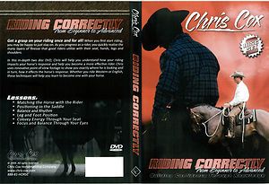 Chris Cox dvd Riding Correctly beginner to advanced dvd Horse Training 