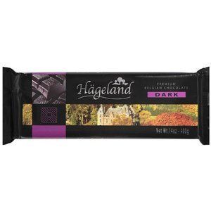 Hageland Dark Premium Belgian Chocolate Bar 14 Oz