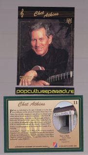 Chet Atkins Western Music 1992 Country Classics Trading Card