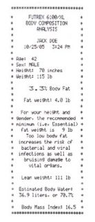 Futrex 6100 XL Body Fat Composition Device Analyzer