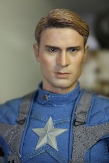 CIAN Chris Evans 1/6 Head Sculpt @@@ HeadPlay Hot Toys Captain America