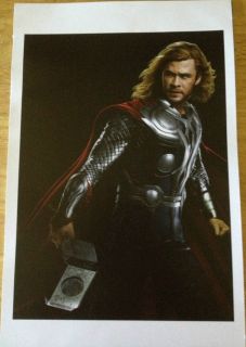 11x17 Lithograph of Thor Chris Hemsworth Avengers Comic Con Exclusive