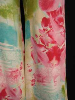 color turquoise lime pink fuchsia print on white size usa