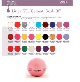Clarissa Nails Gel Colorati Soak Off Collezione Gellyssimi 10 GR
