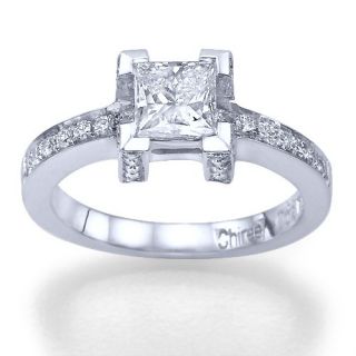 Clarity Enhanced Diamond Engagement Rings   6 Prong Classico