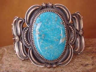  Sterling Silver Turquoise Bracelet by Kirk Smith Stunning Quality