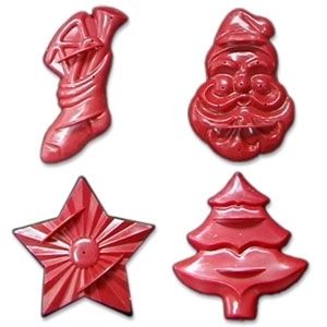 Aunt Chicks Cookie Cutters Merry Christmas Set
