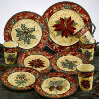  Tuscan Christmas Dinnerware Serveware Plates Bowls