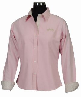DEAL Equine Couture Ladies Kingsley Sport Shirt White/BL XL